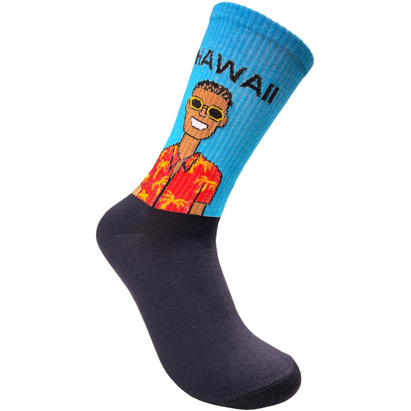 جوراب ساق بلند مدل هاوایی کد 01