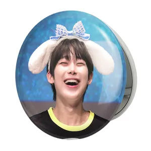 آینه جیبی خندالو طرح سونو گروه انهایپن ENHYPEN مدل تاشو کد 21915 