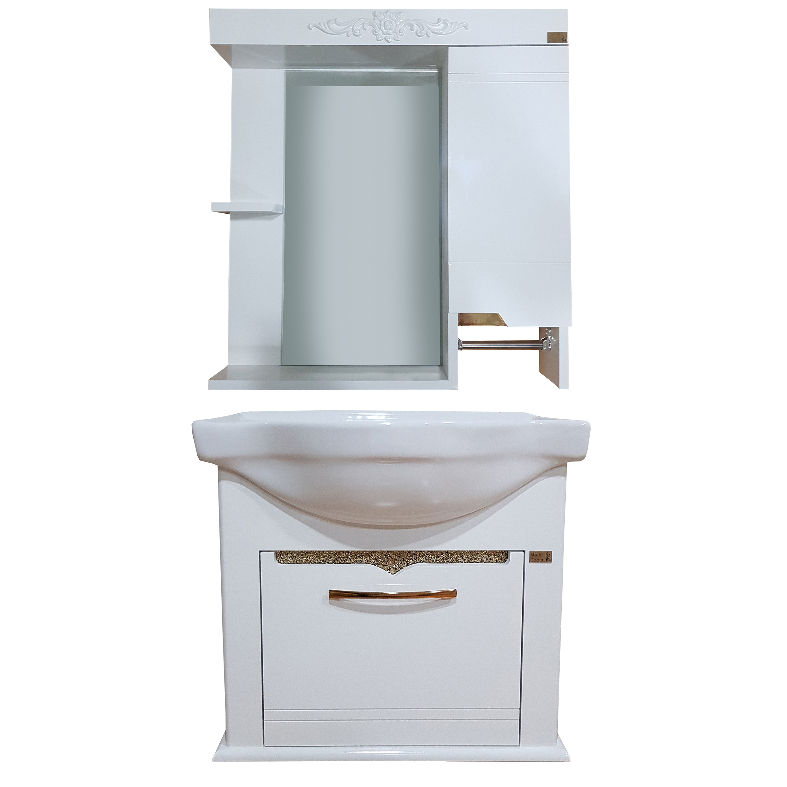 ست کابینت و روشویی شهر کابین مدل J111