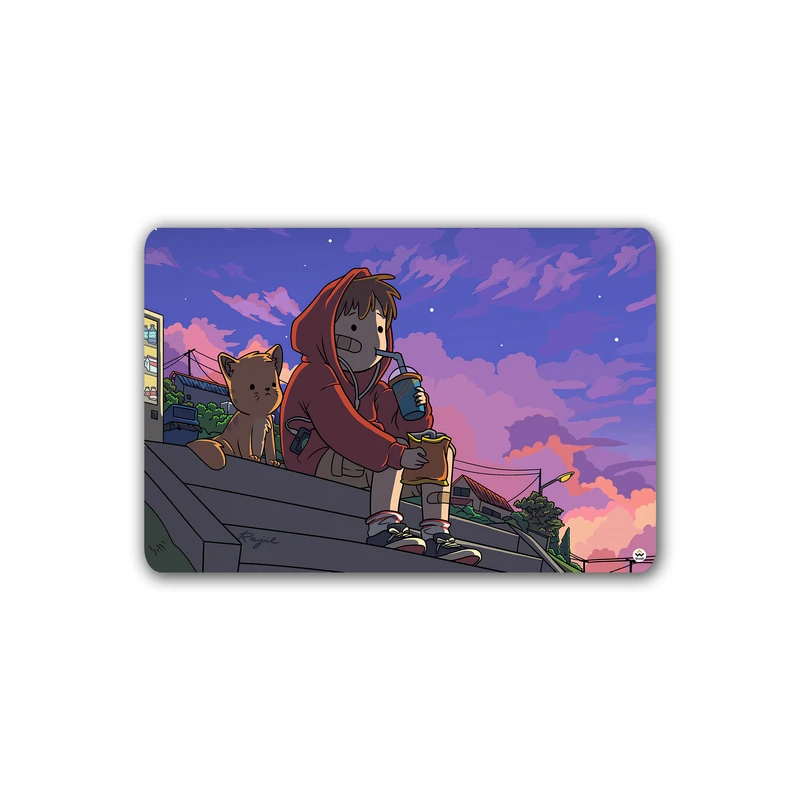 ماوس پد مخصوص بازی شادیت مدل گربه کد2293 سایز 37*24 سانتی متر