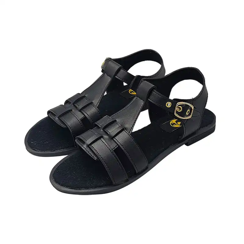 صندل زنانه سیی مدل یونانی رومی کد 2102