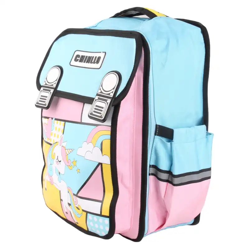 کوله پشتی مدل دوبعدی طرح یونیکورن 4272