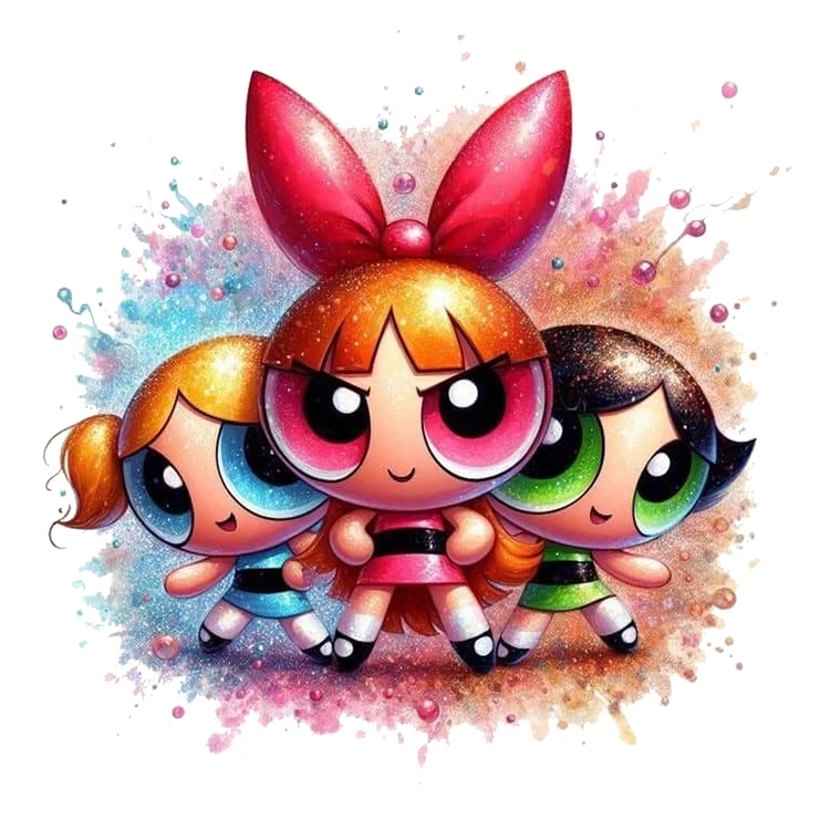 استیکر پارچه و لباس پاد آفرین مدل پف پفی ها کد 38