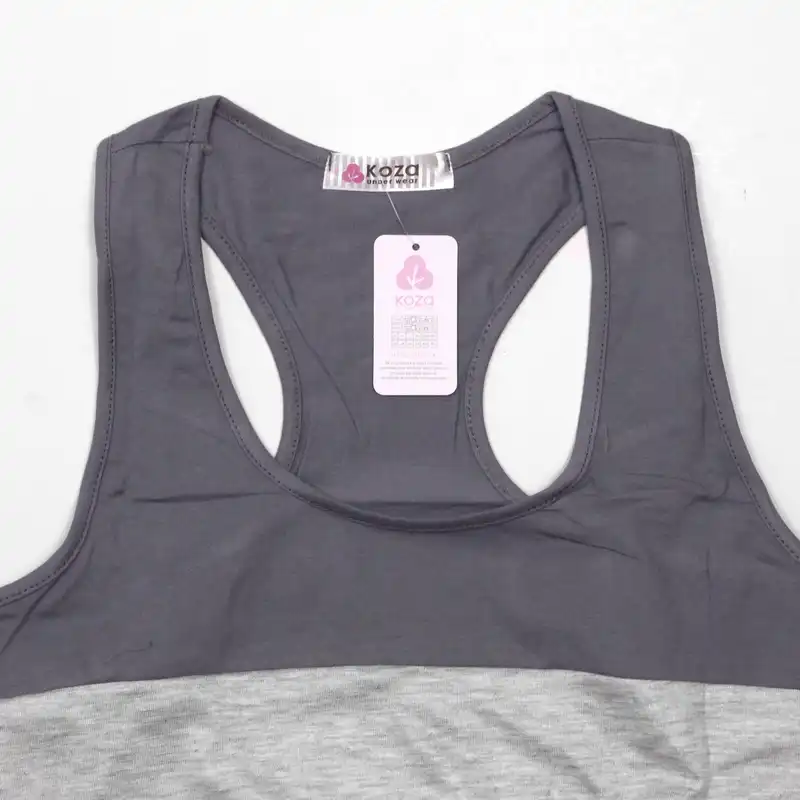 نیم تنه ورزشی زنانه کوزا مدل 4420-4 رنگ طوسی