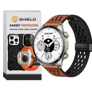 Ultimate Shield band model Dot Leather Magnet TW suitable for Glorimi GX Sport 22mm smartwatch