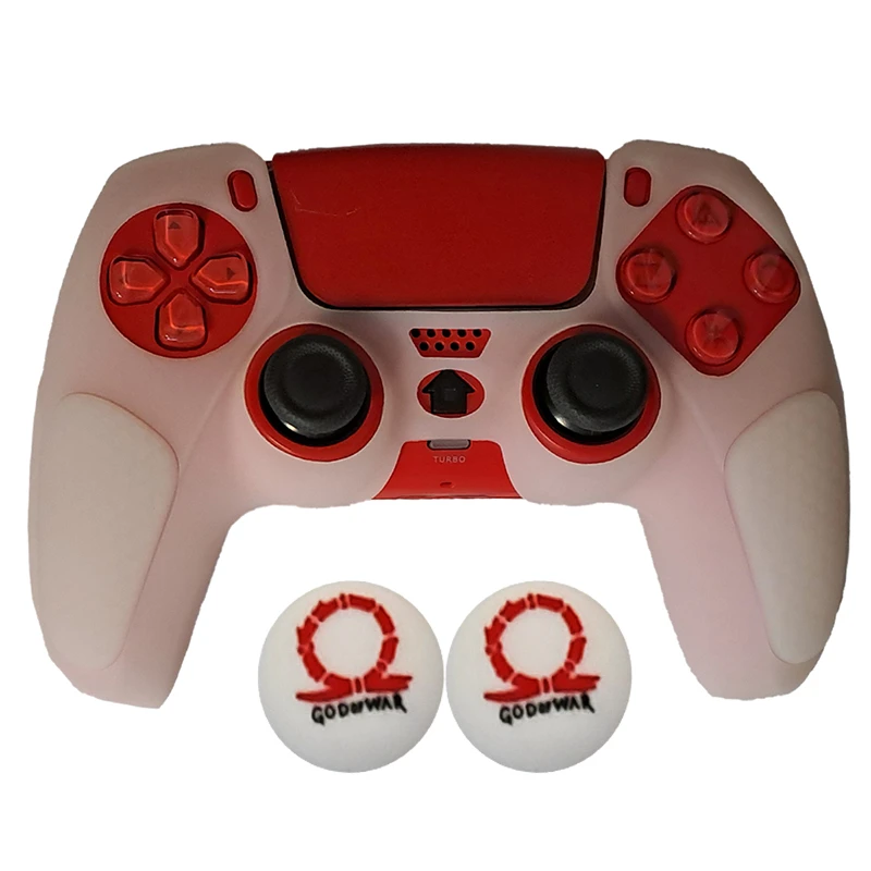  محافظ دسته بازی پلی استیشن 5 مدل Anti Slip shining w PS5614 به همراه روکش آنالوگ