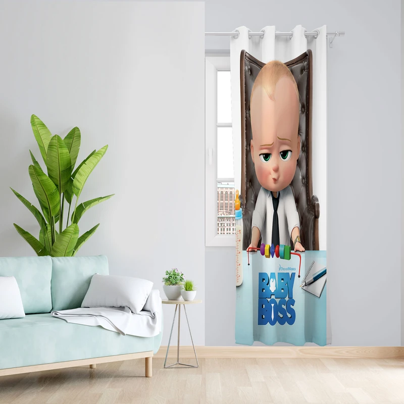  پرده مدل بچه رییس مخمل پانچی کد 918 سایز 140x280 سانتی متر