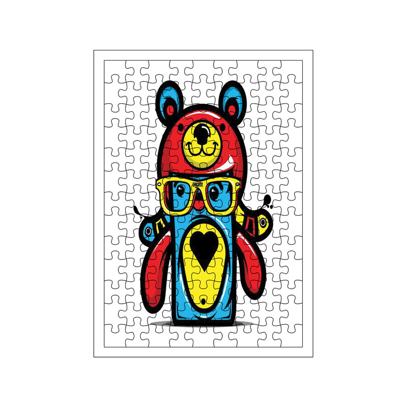 پازل 117 تکه مدل خرس کد 616