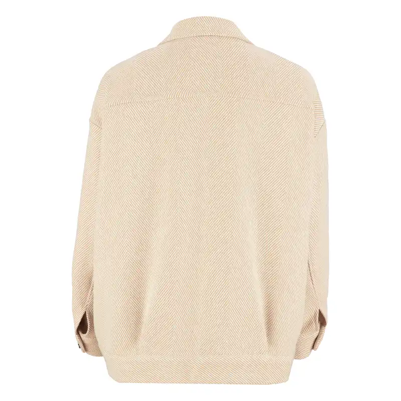 کت زنانه سرژه مدل 230142 رنگ کرم