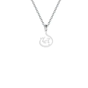 گردنبند نقره زنانه هایکا مدل یا حسین کد n.ha2-50