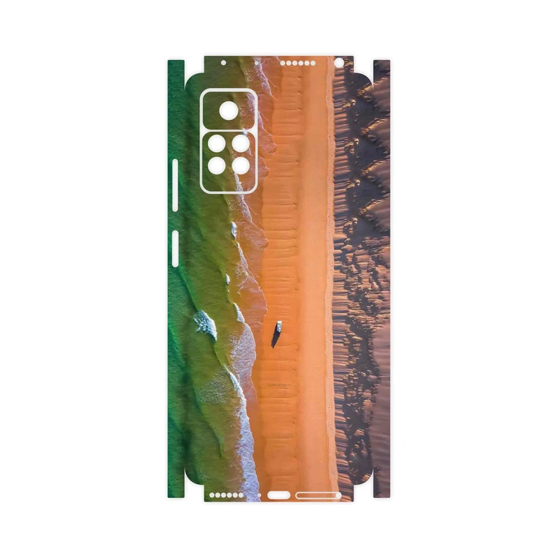 برچسب پوششی ماهوت مدل Beach and Green Sea-FullSkin مناسب برای گوشی موبایل شیائومی Redmi Note 11 Pro