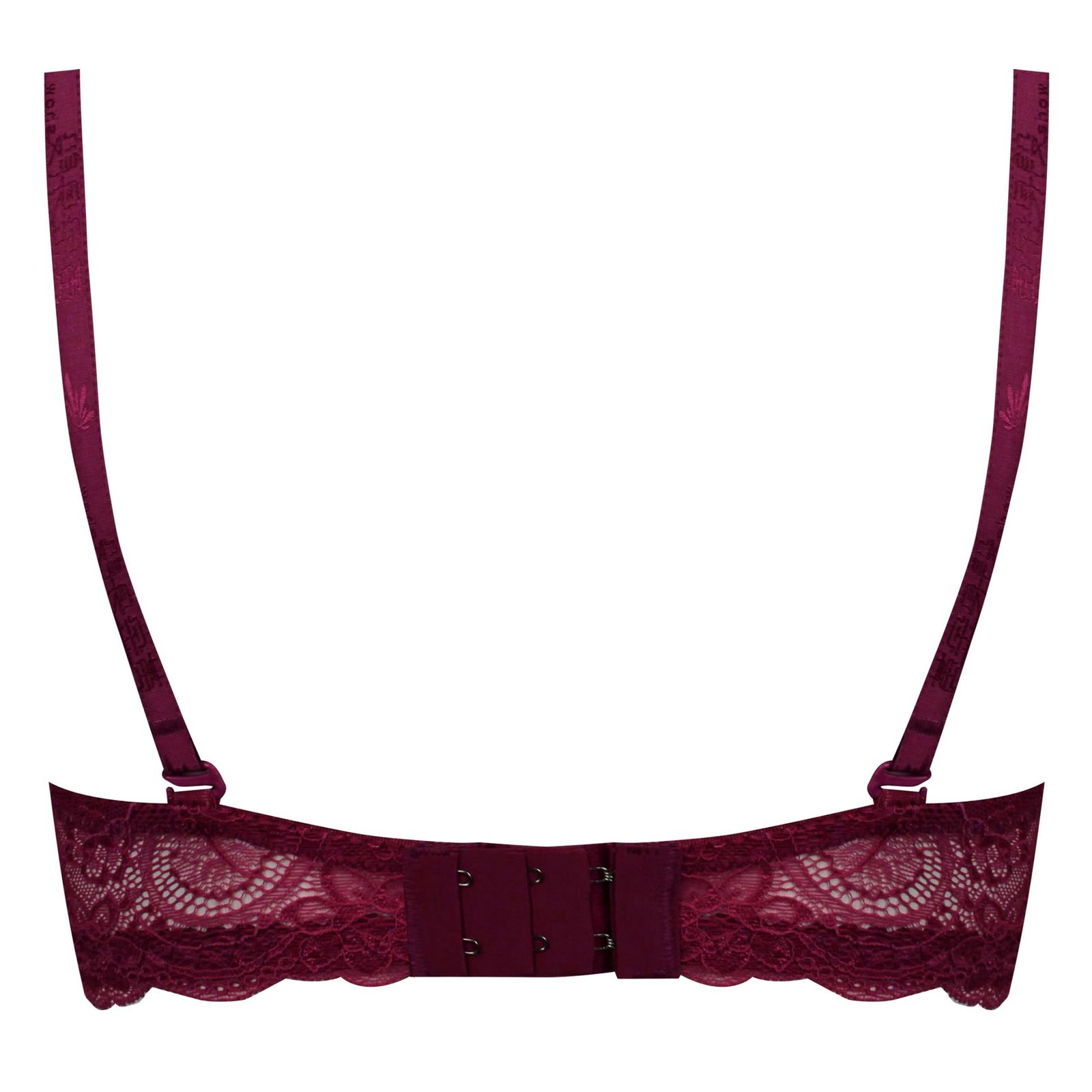 سوتین زنانه پانیذ مدل فنردار پوش آپ کد 4851 رنگ زرشکی -  - 3