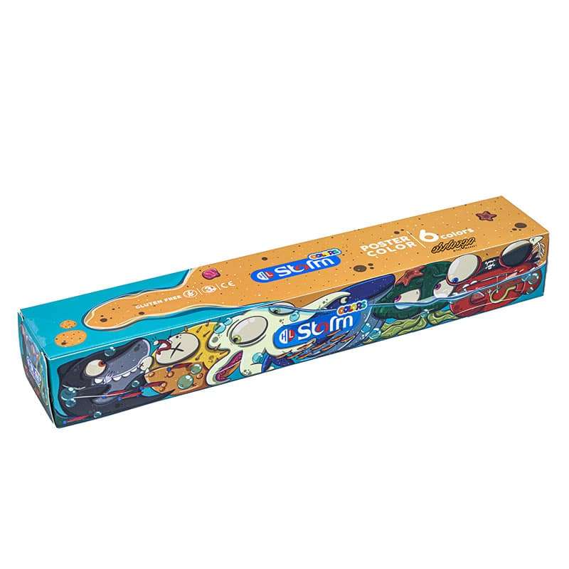 گواش 6 رنگ استورم مدل GLUTEN FREE گواش 6 رنگ استورم مدل GLUTEN FREE