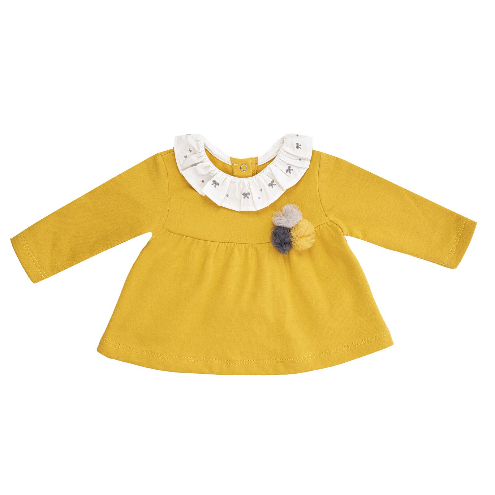 ست بلوز و شلوار دخترانه فیورلا مدل گلدونه کد 24504-34504 - - 4