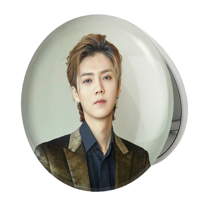 آینه جیبی خندالو طرح لوهان گروه اکسو EXO مدل تاشو کد 13529 