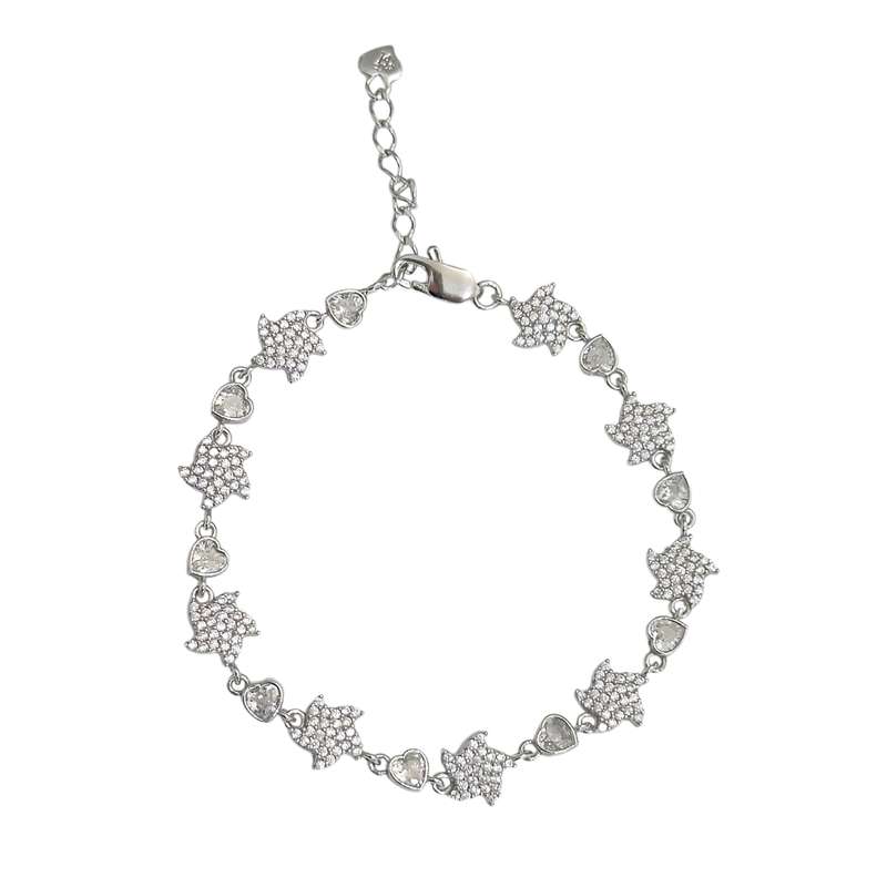 دستبند نقره زنانه سیلور شهر کد 0063