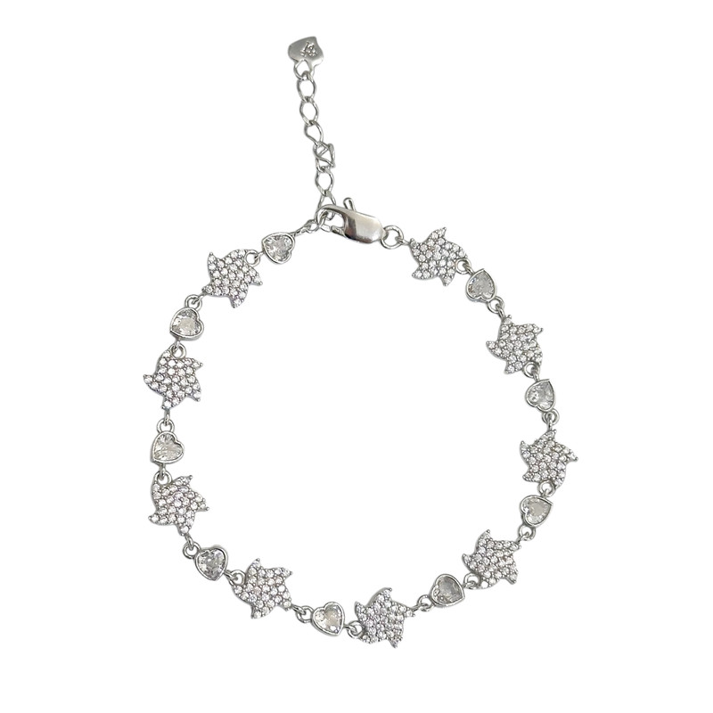 دستبند نقره زنانه سیلور شهر کد 0063