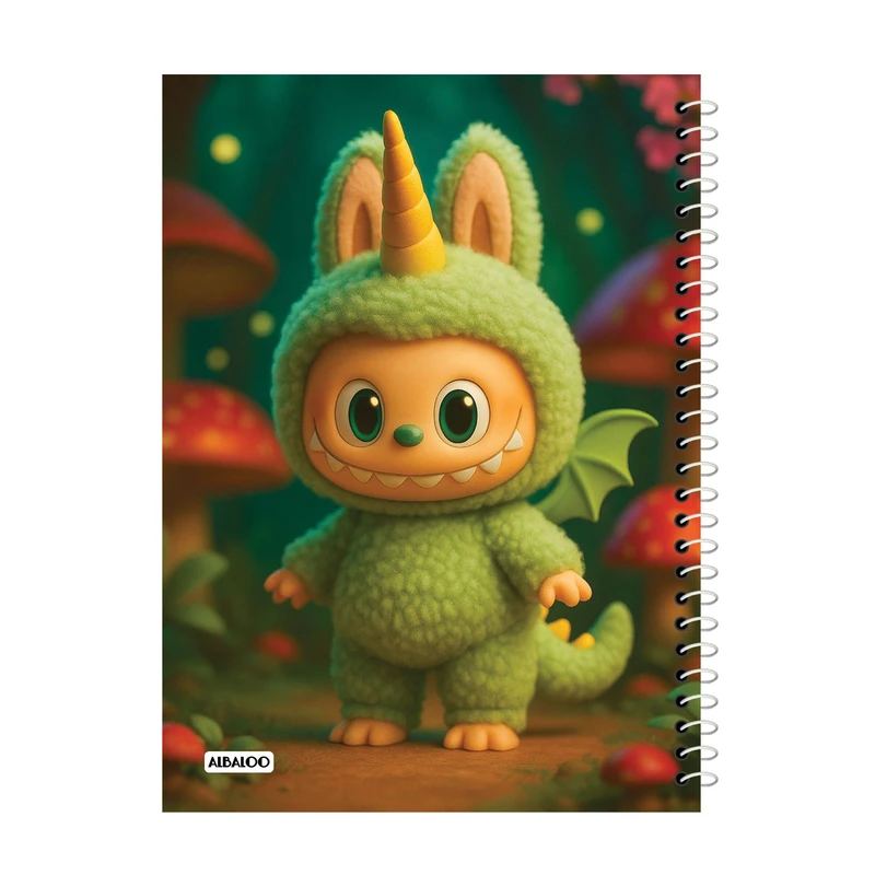 دفترچه یادداشت 50 برگ آلبالو مدل لبوبو کد 2100