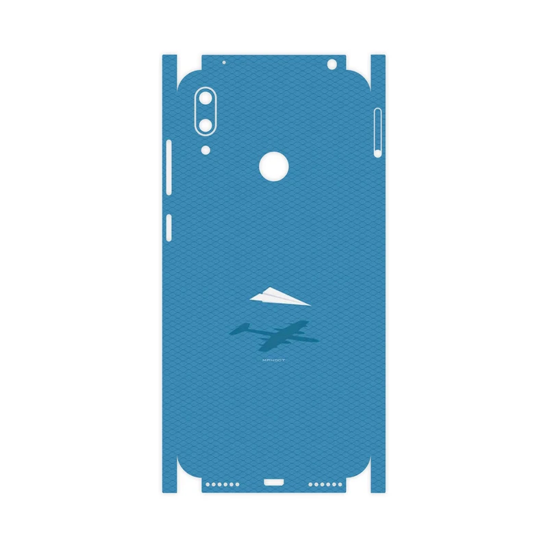 برچسب پوششی ماهوت مدل Minimal Paper Airplane-FullSkin مناسب برای گوشی موبایل هوآوی Y7 Prime 2019