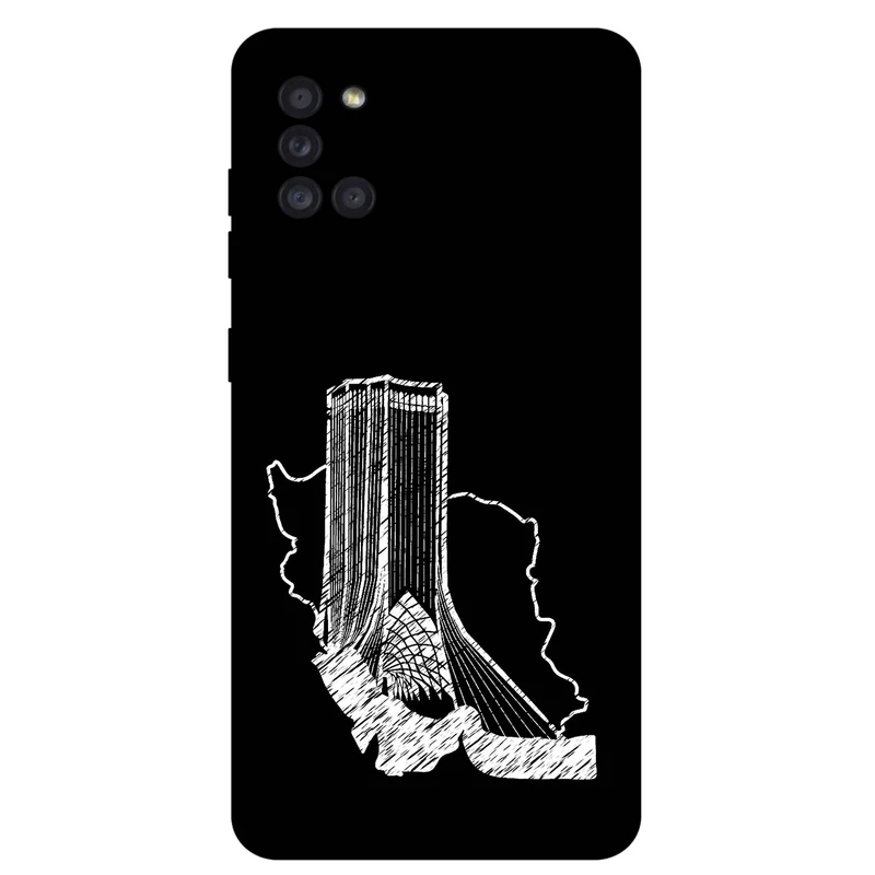 کاور مگافون طرح برج آزادی مدل 1628 مناسب برای گوشی موبایل سامسونگ Galaxy A31