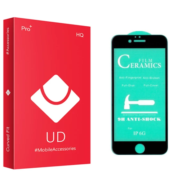 محافظ صفحه نمایش سرامیکی یو دی مدل +PRO مناسب برای گوشی موبایل اپل Iphone 6 / 6S