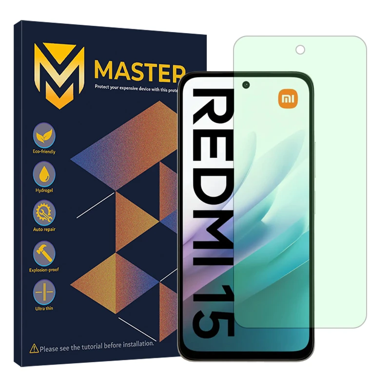 محافظ صفحه نمایش آنتی گرین مستر مدل Eye Care مناسب برای گوشی موبایل شیائومی Redmi 15 4G