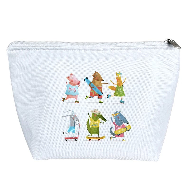 کیف لوازم آرایش دخترانه خندالو مدل حیوانات بامزه کد 2989