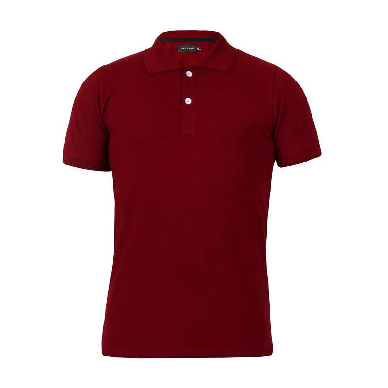 پولوشرت آستین کوتاه مردانه مدل 31402 رنگ زرشکی