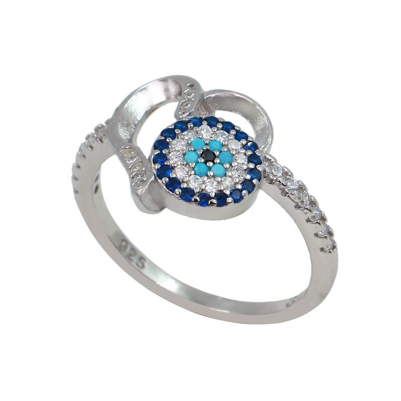 نیم ست نقره زنانه جی تی ای مدل قلب