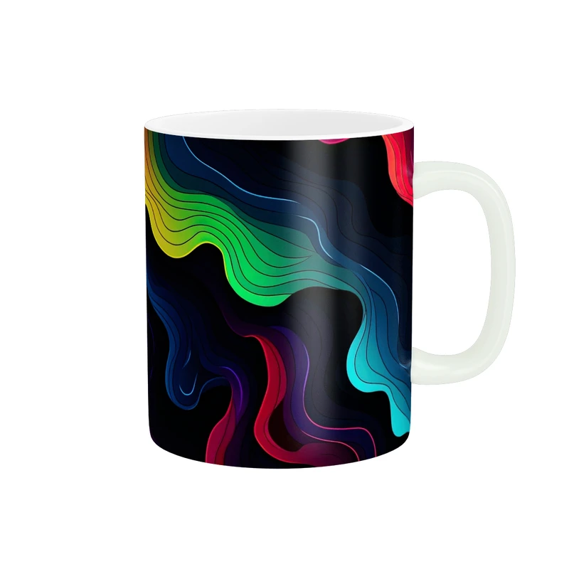 ماگ طرح ابر و بادی فانتزی کد 418