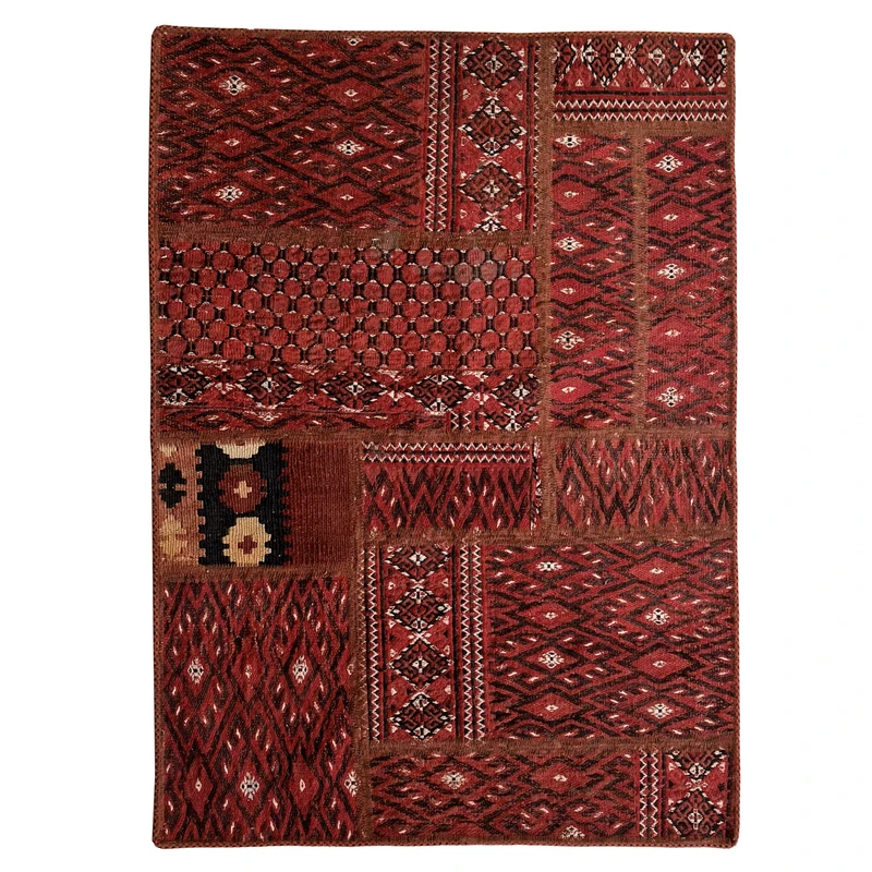 کلاژ فرش دستباف 1 متری کد NKP.RJ47