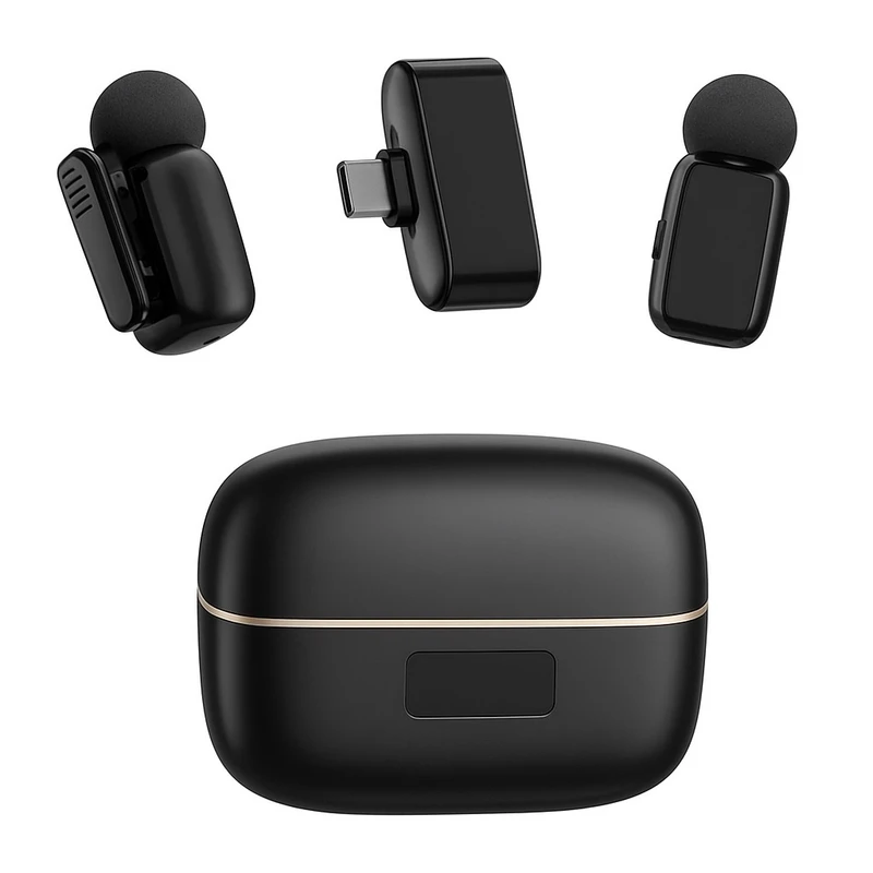 ست میکروفن بی سیم مدل SX35 mini با درگاه اتصال تایپ سی