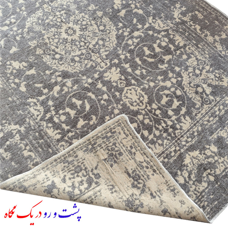 روفرشی سوپر گلشن یزد مدل تمام شانل سهیل کد 049t زمینه طوسی