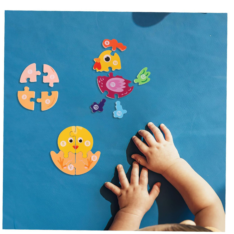 پازل آموزشی مدل جورچین مراحل رشد خروس