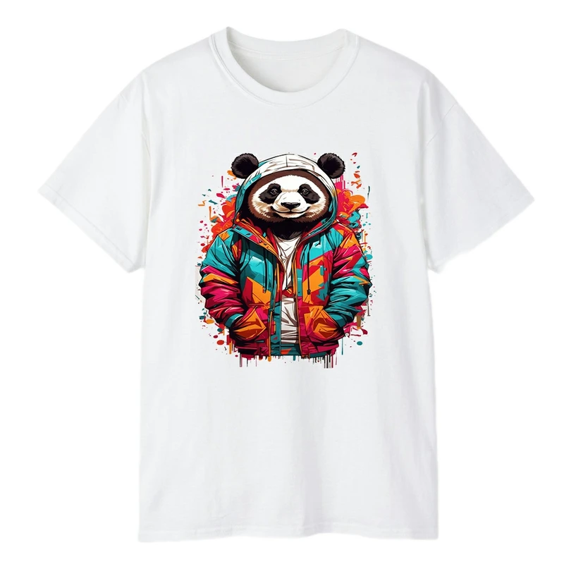 تی شرت آستین کوتاه مردانه مدل پاندا کد 023