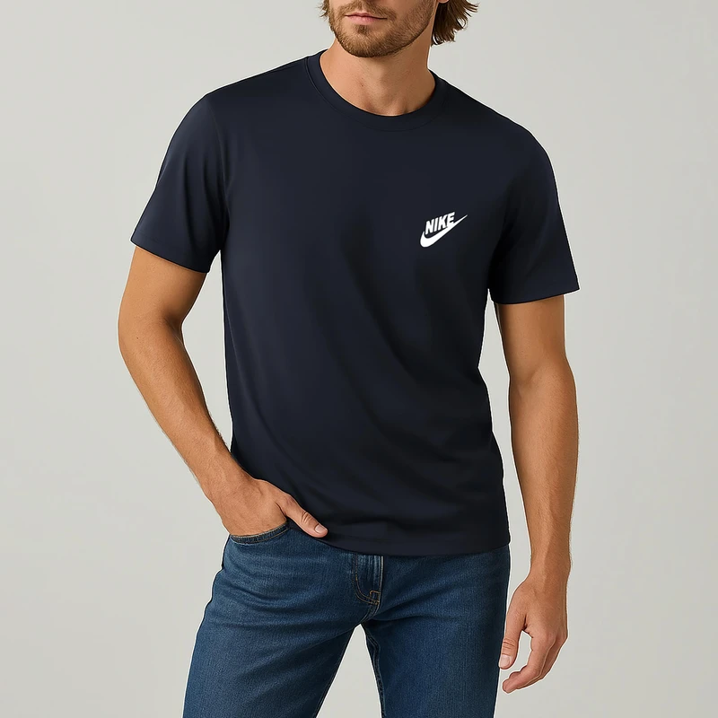 تی شرت آستین کوتاه مردانه مدل 1008 رنگ مشکی