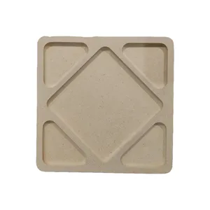 ظرف سرو چوبی خام مدل HDS1034M16KH