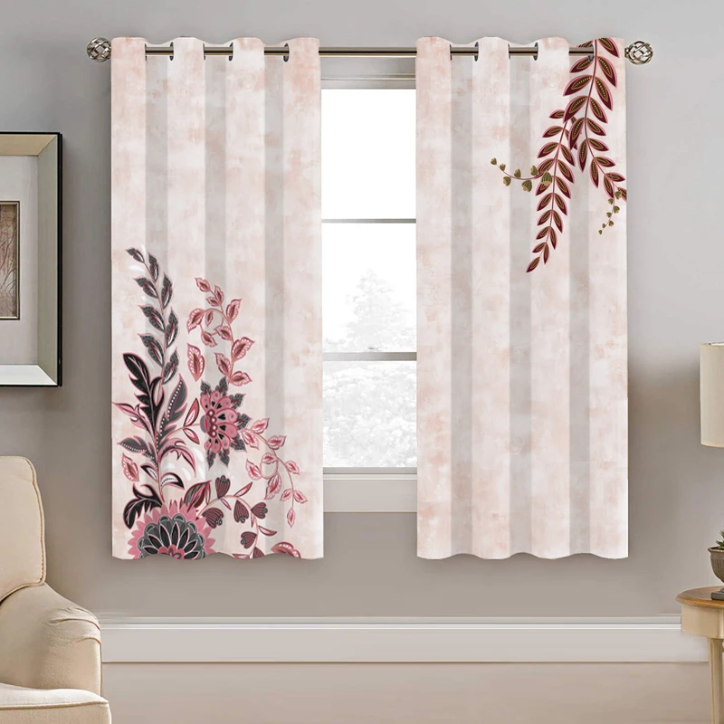 پرده نیروانا طرح سنتی مدل مخمل کد 4922 سایز 140×200 سانتی متر