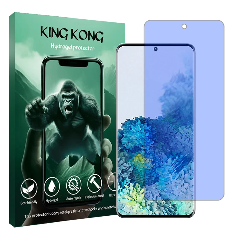 محافظ صفحه نمایش آنتی بلو کینگ کونگ مدل Tough مناسب برای گوشی موبایل سامسونگ Galaxy S20 Plus
