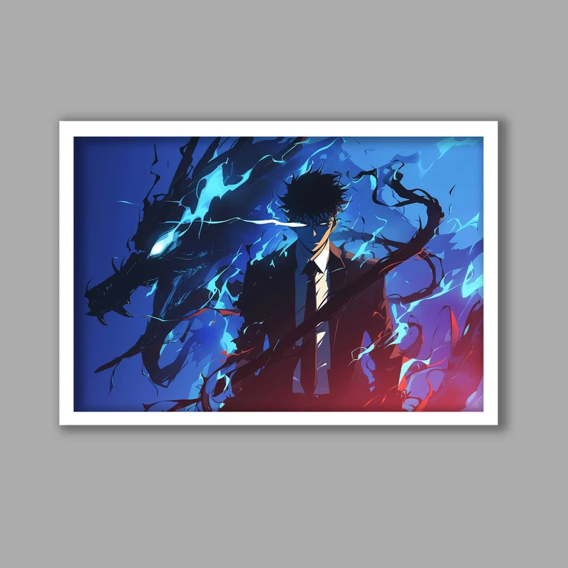 تابلو لیلیان مدل انیمه تک رو Solo Leveling کد LA-G11545