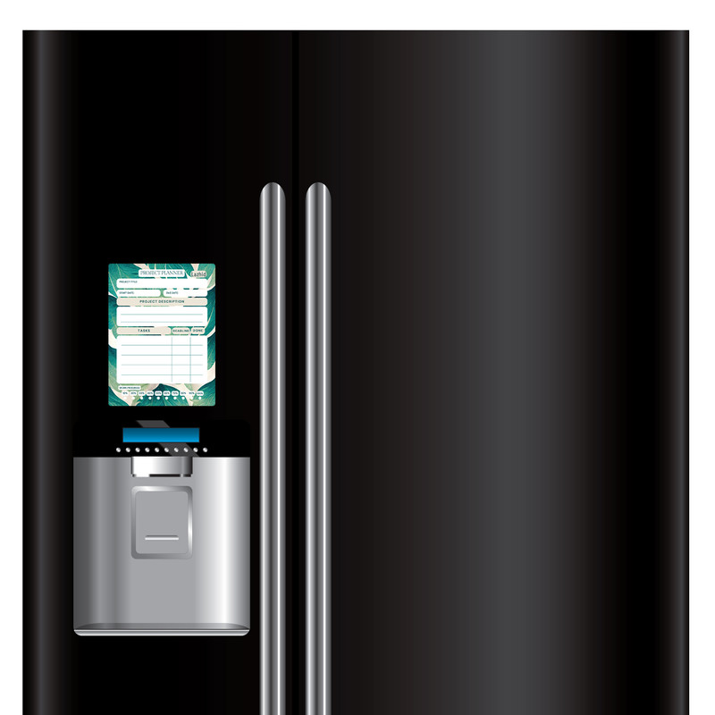 تخته وایت برد لاژید مدل برنامه ریزی پروژه سایز 14x18 سانتی متر