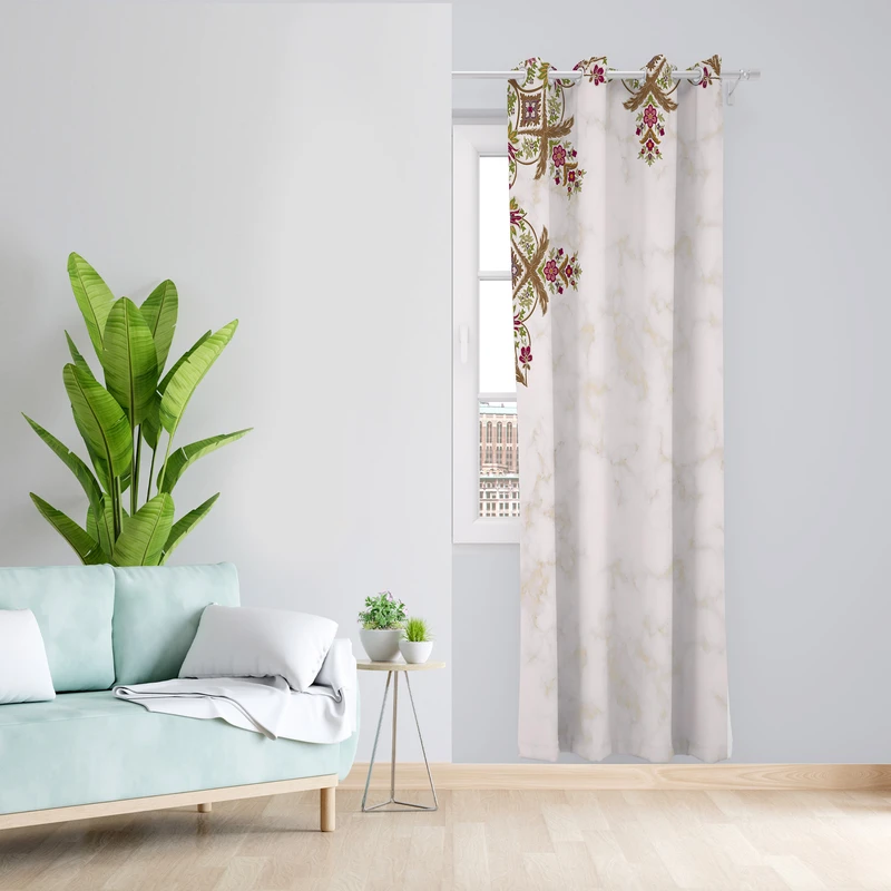 پرده مدل مخمل پانچی کد 1975 z سایز 140x200 سانتی متر