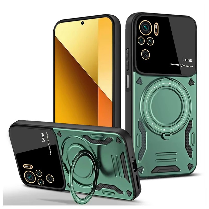 کاور گاردتک مدل Hybrid Armor مناسب برای گوشی موبایل شیائومی Poco M5S/Redmi Note 10/Redmi Note 10S همراه با بند آویز