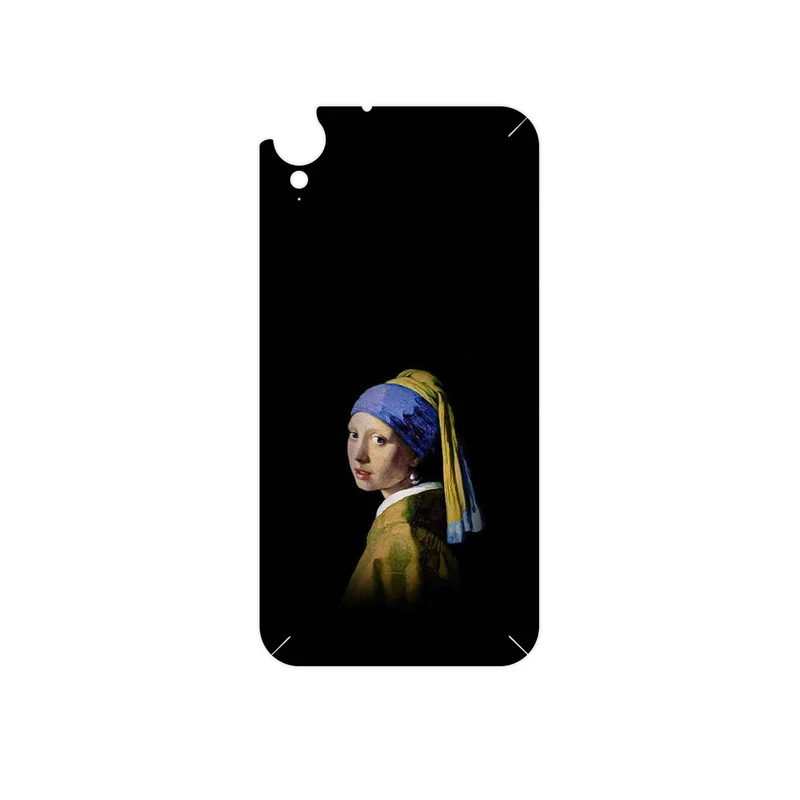 برچسب پوششی ماهوت مدل Girl with a Pearl Earring of Vermeer مناسب برای گوشی موبایل اچ تی سی Desire 830