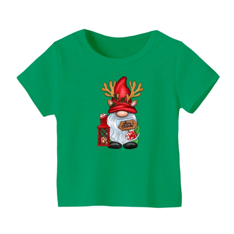 تی شرت آستین کوتاه بچگانه مدل بابانوئل کریسمس کد 36