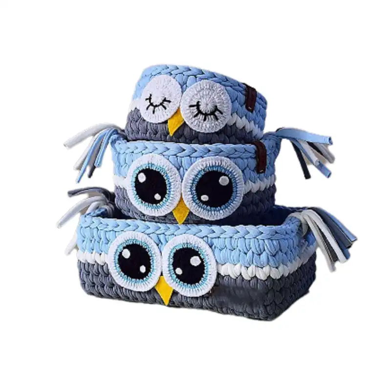 سبد قلاب بافی تریکو کد 1213 مجموعه 3 عددی