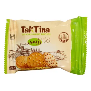 بیسکویت دایجستیو غنی شده با فیبرهای رژیمی تک تینا - 30 گرم