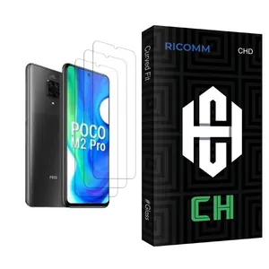 Ricomm CH Glass MIX003 Screen Protector For Xiaomi Poco M2 Pro Pack Of 3