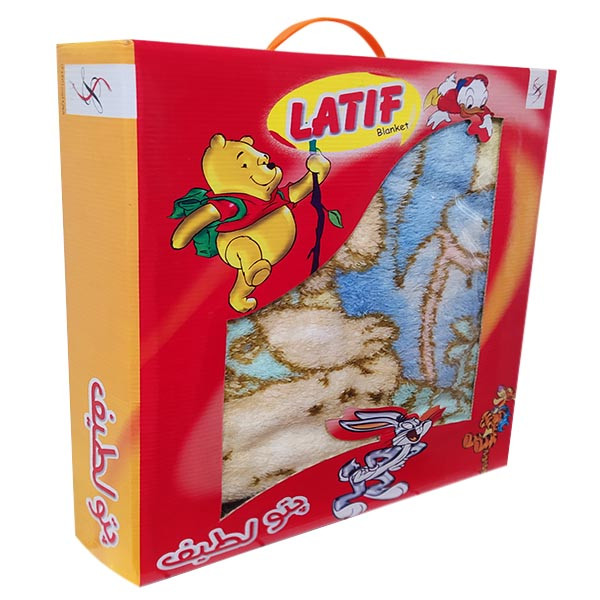 پتوی نوزاد لطیف کد Su10 سایز 80x100 سانتی متر