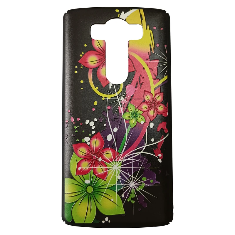 کاور مدل فانتزی کد 5-0 طرح گل مناسب برای گوشی موبایل ال جی V10